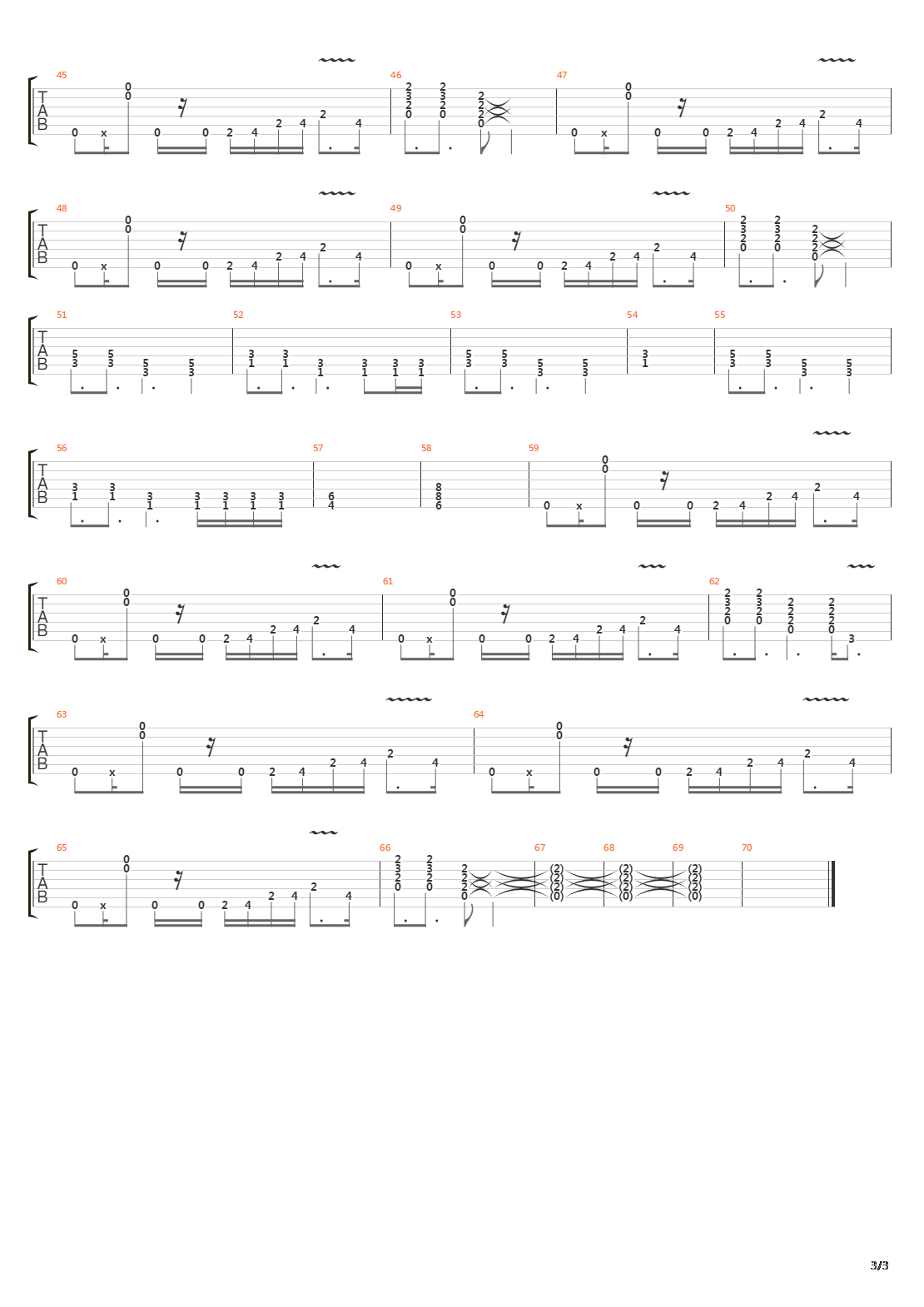 One More Time吉他谱