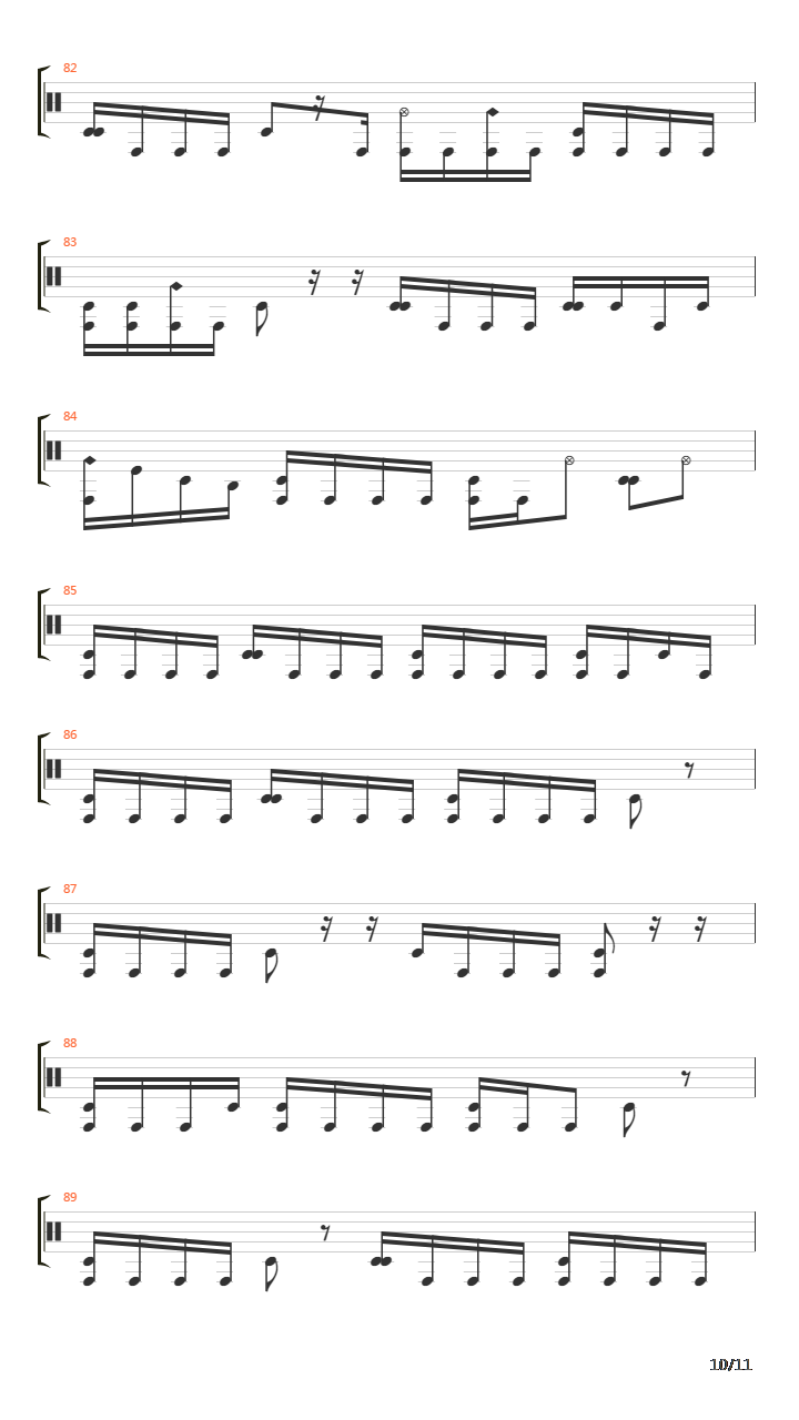 Dead End吉他谱