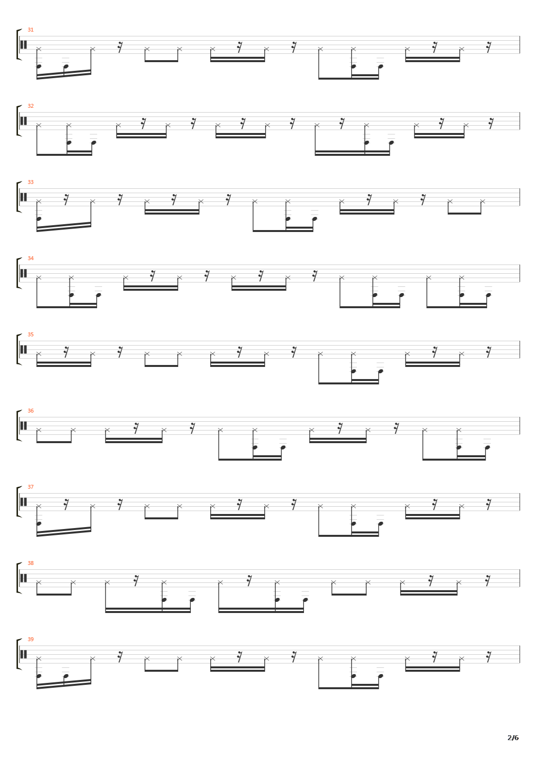 Section X吉他谱