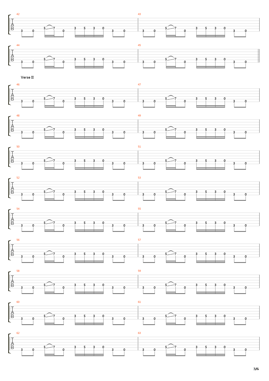 Gunman吉他谱