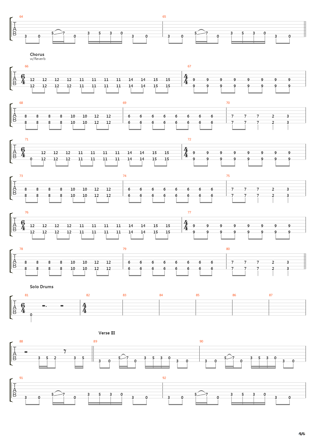 Gunman吉他谱