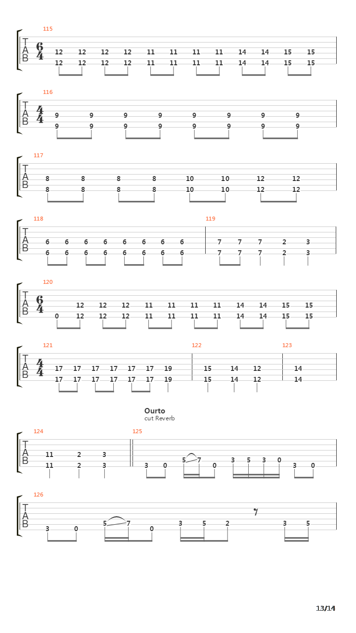 Gunman吉他谱