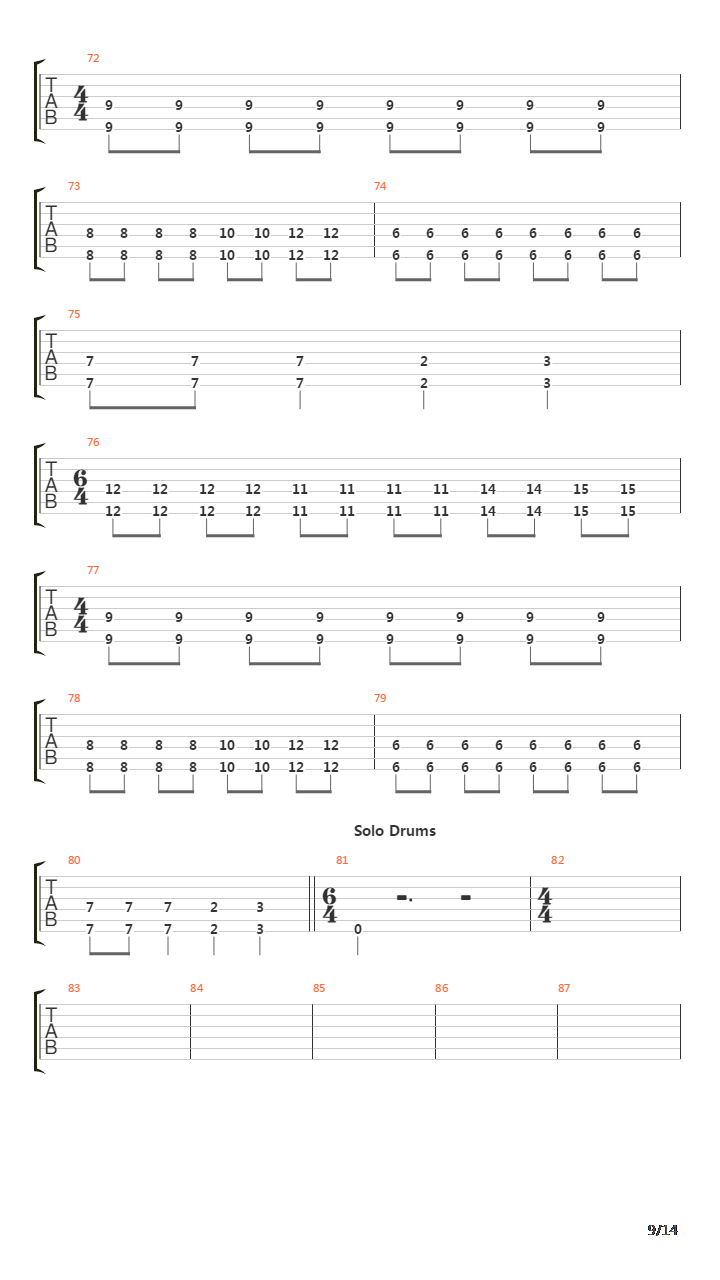 Gunman吉他谱