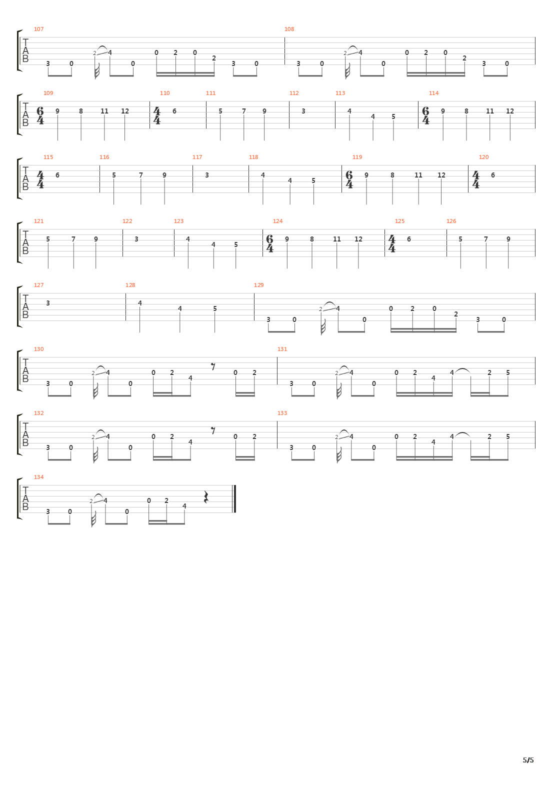 Gunman吉他谱
