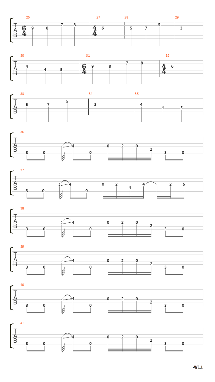Gunman吉他谱