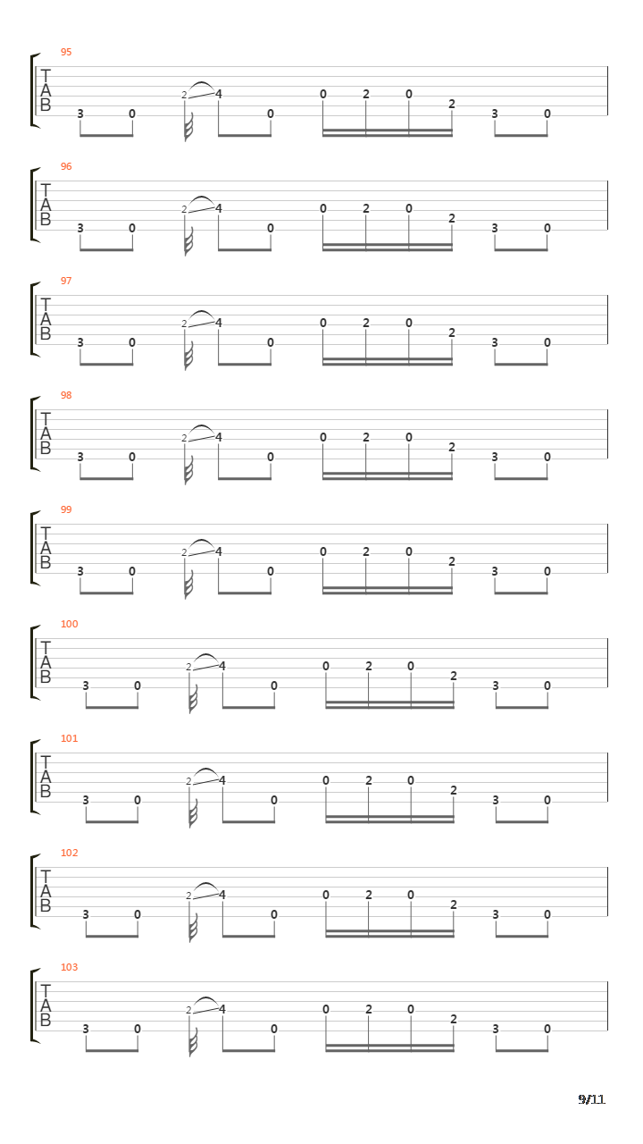 Gunman吉他谱