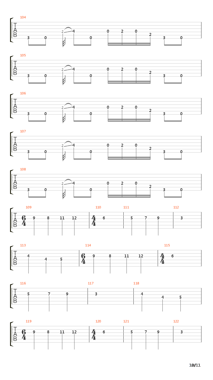 Gunman吉他谱