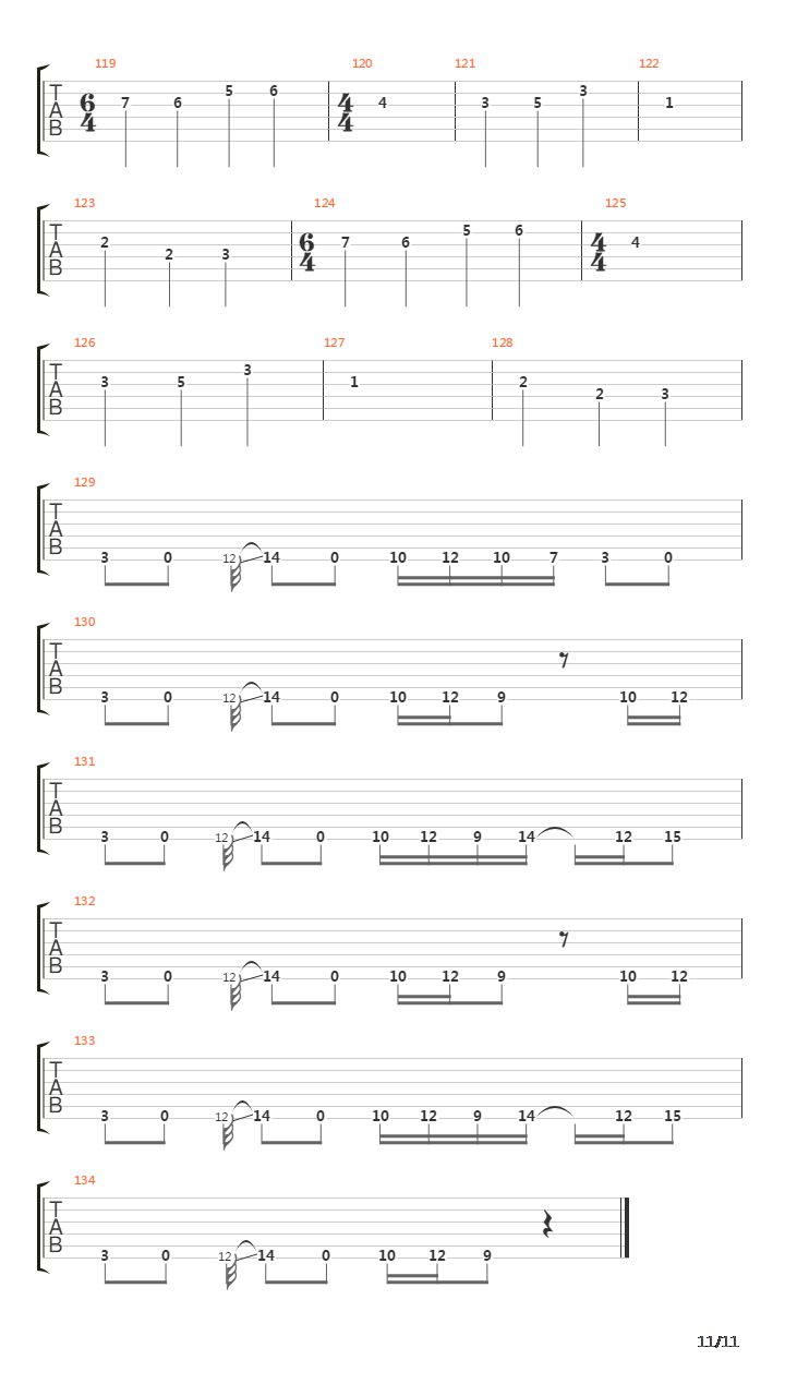 Gunman吉他谱