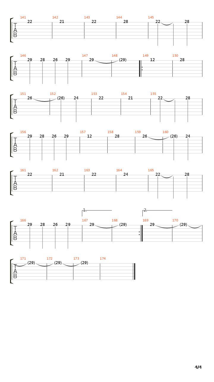 Bethlehem吉他谱