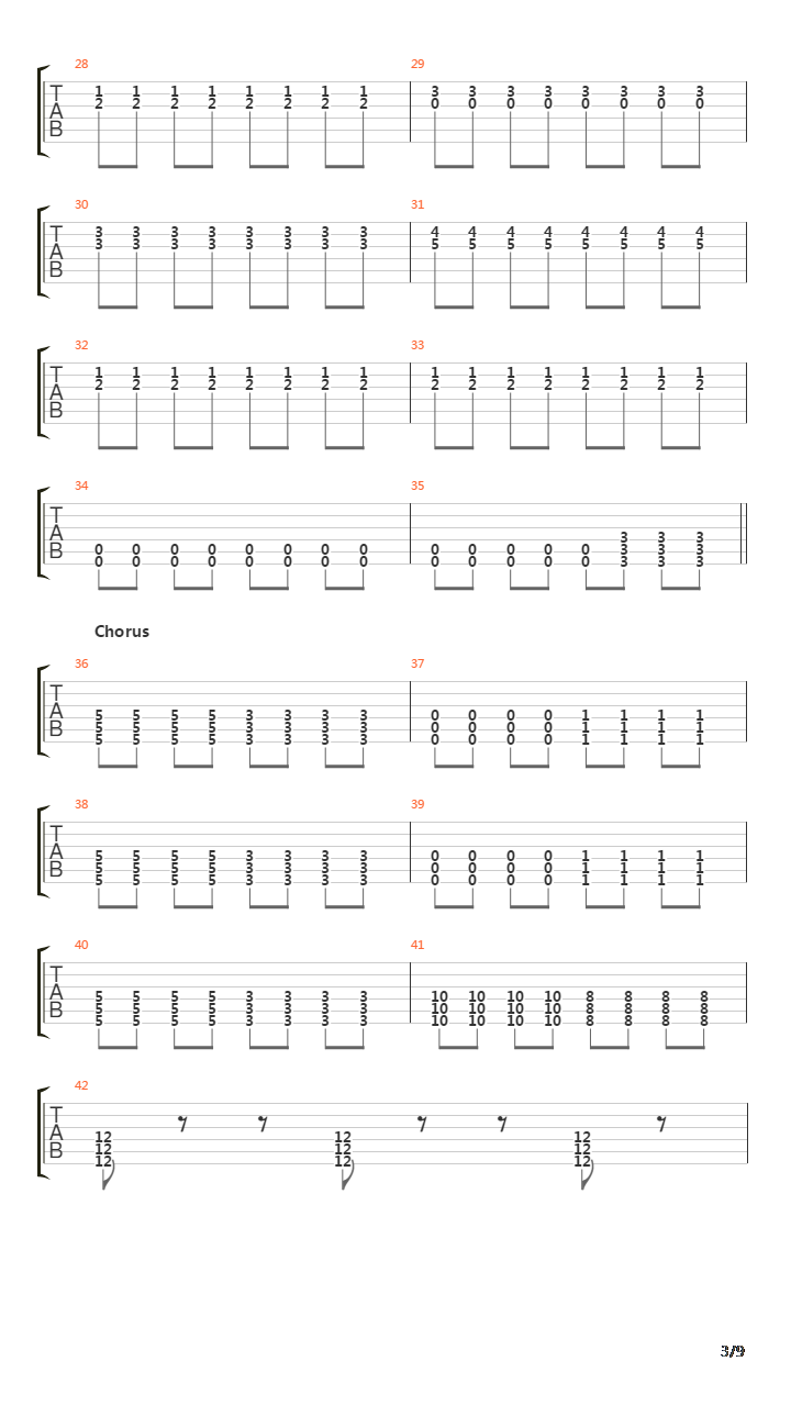 Deadly Game吉他谱