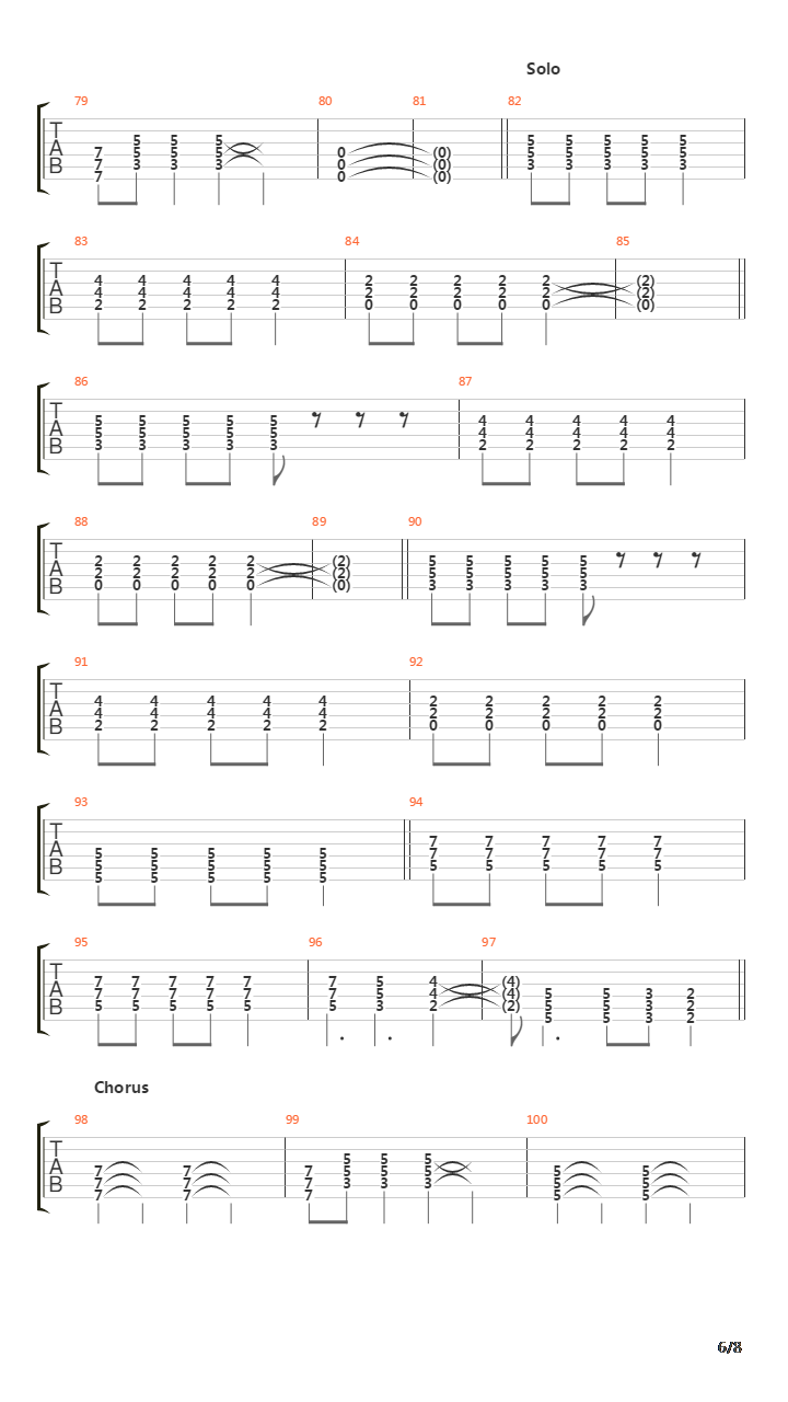 Hurricane吉他谱