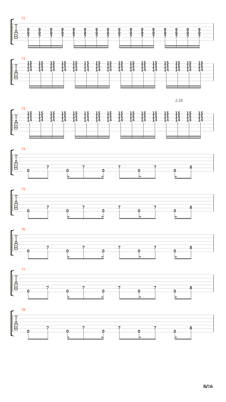 Neck Freak吉他谱