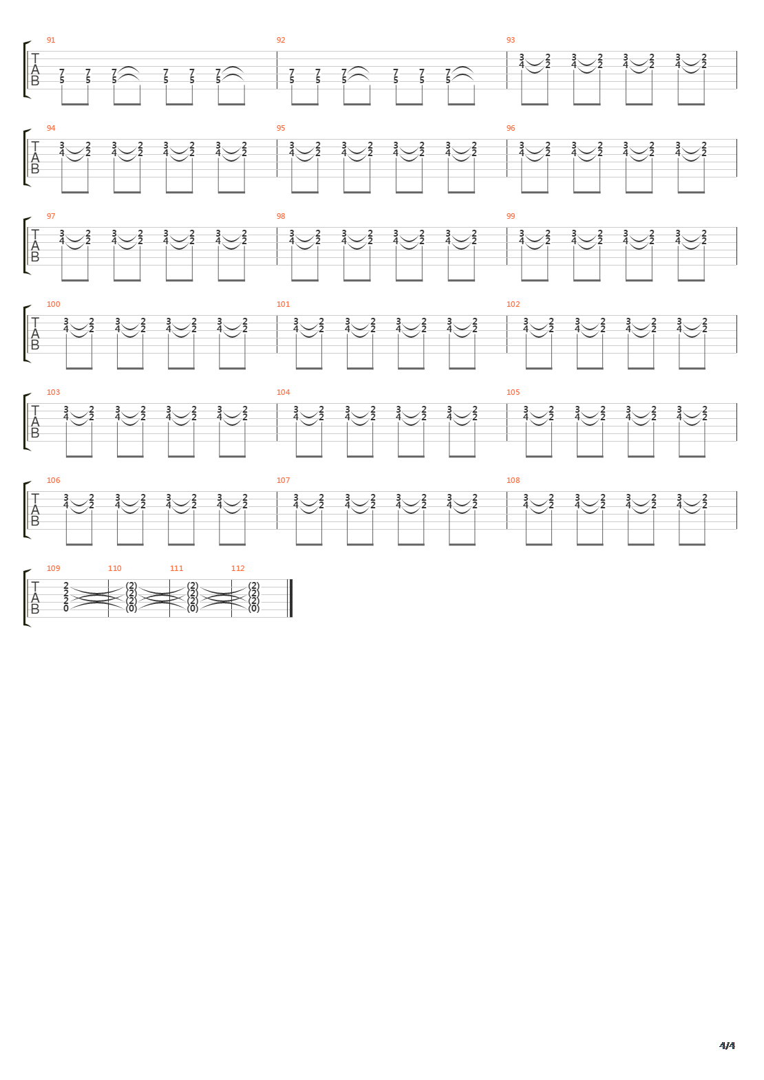 Nowhere吉他谱