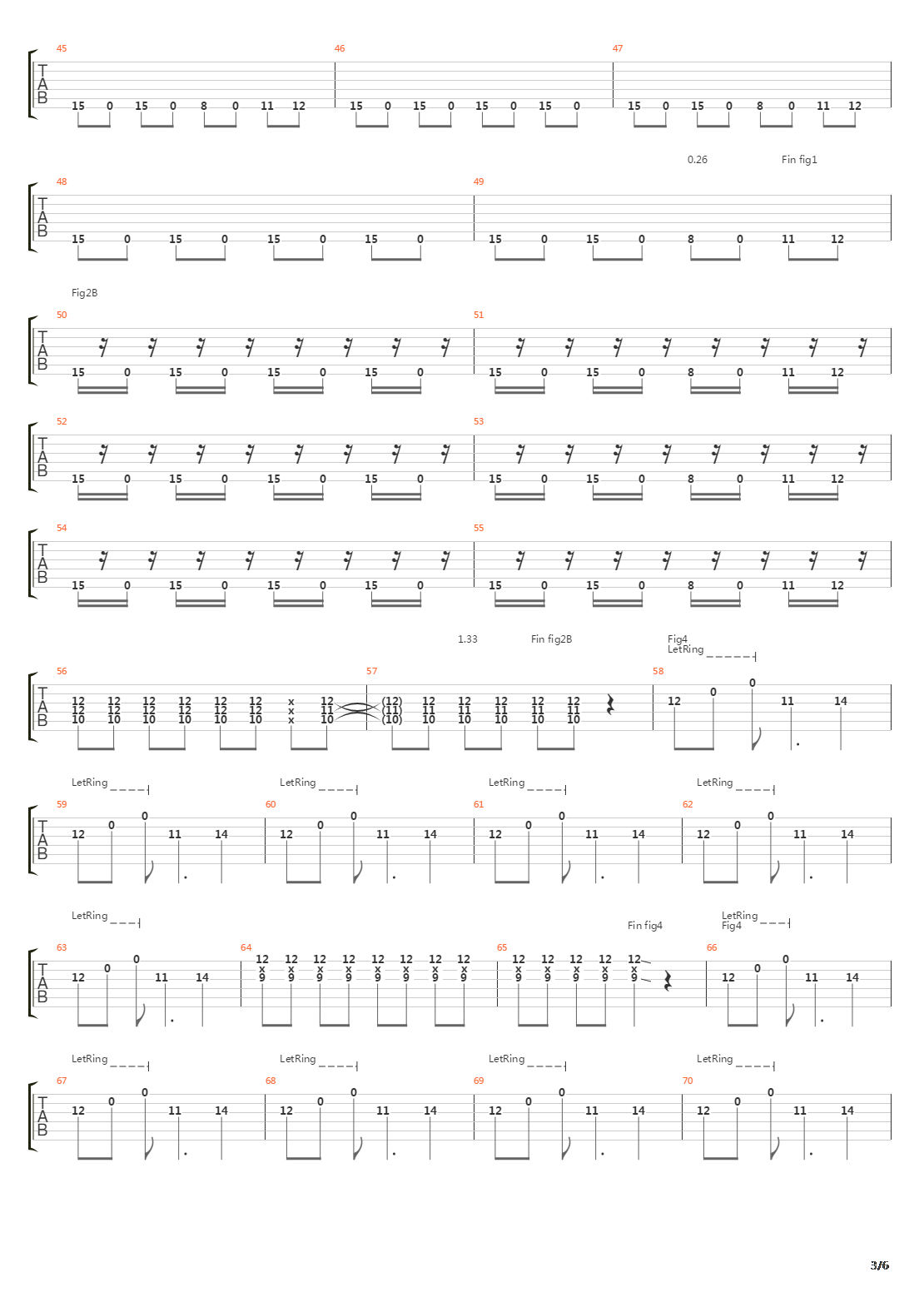Sprung吉他谱