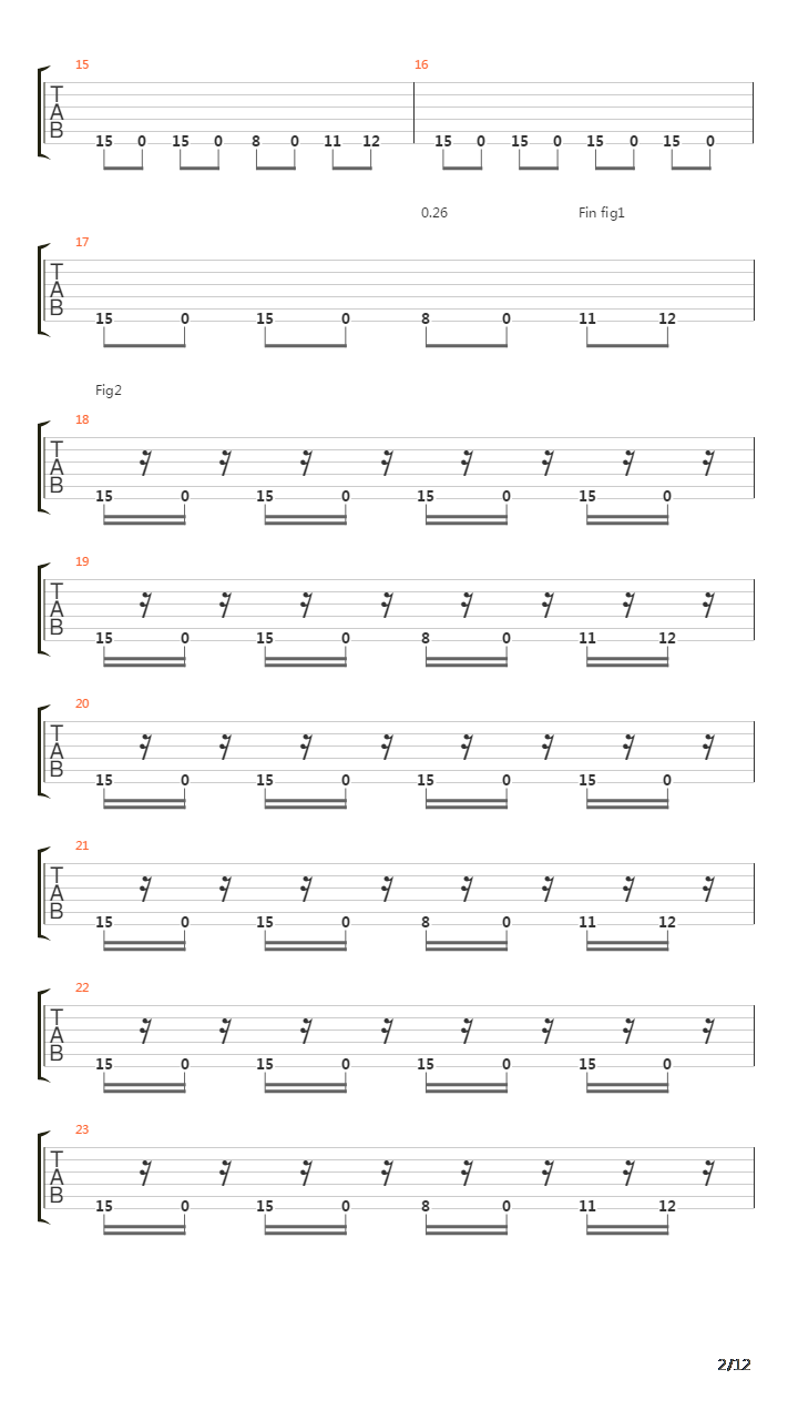 Sprung吉他谱