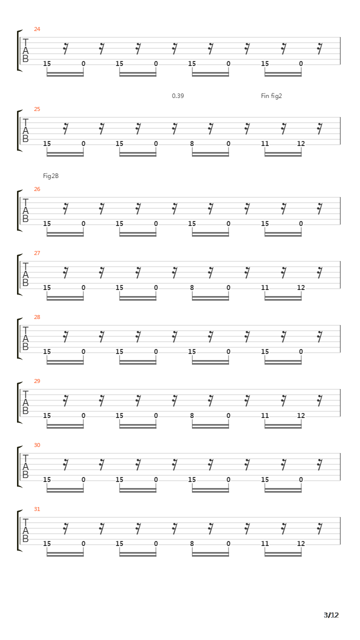 Sprung吉他谱