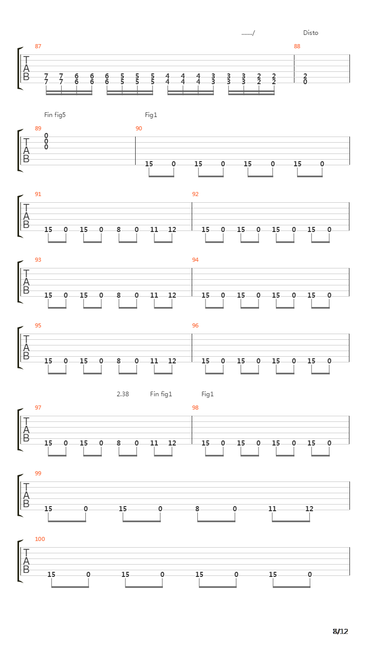 Sprung吉他谱