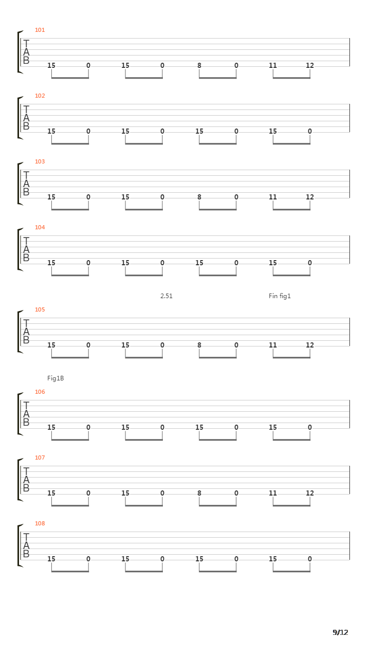 Sprung吉他谱
