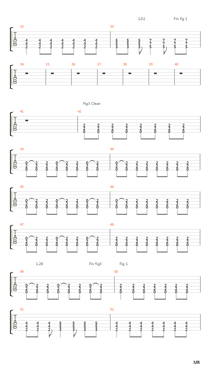 Tramline吉他谱