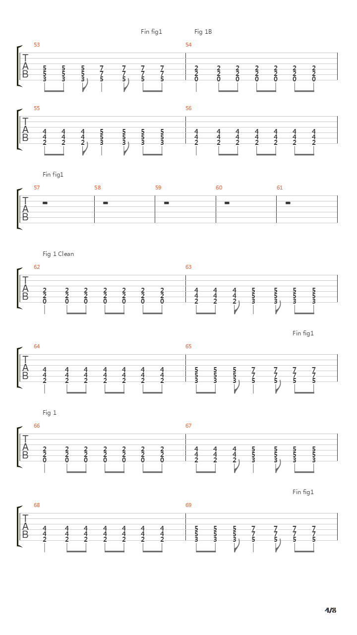 Tramline吉他谱