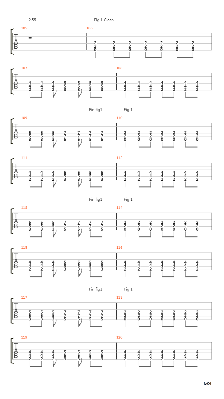 Tramline吉他谱
