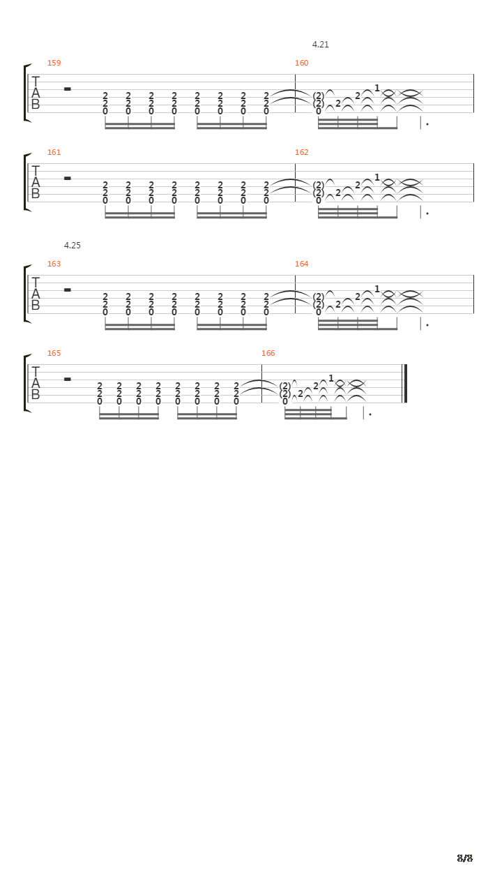 Tramline吉他谱