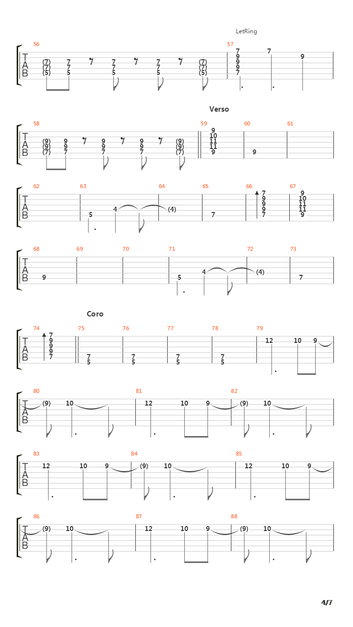 Alza La Voz吉他谱