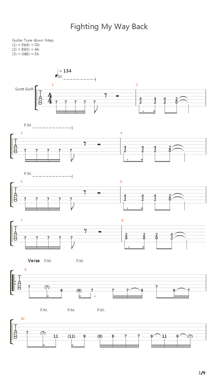 Fighting My Way Back吉他谱
