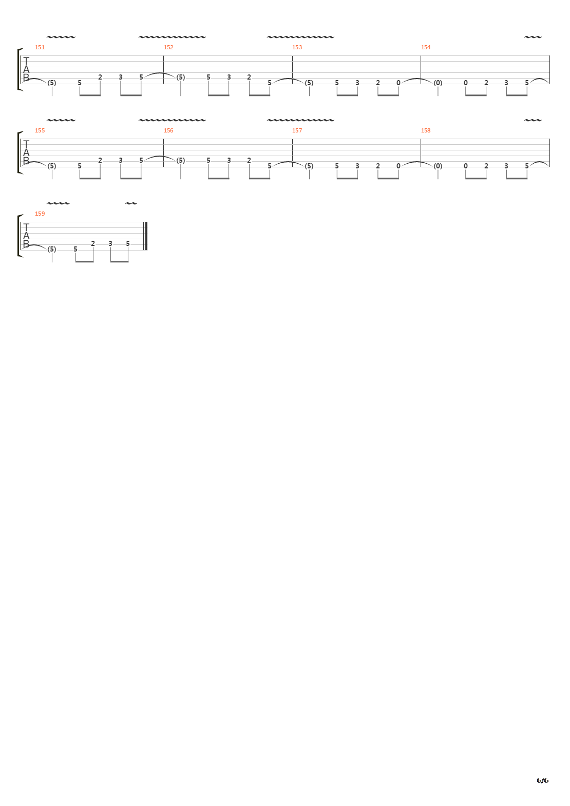Opium Trail吉他谱