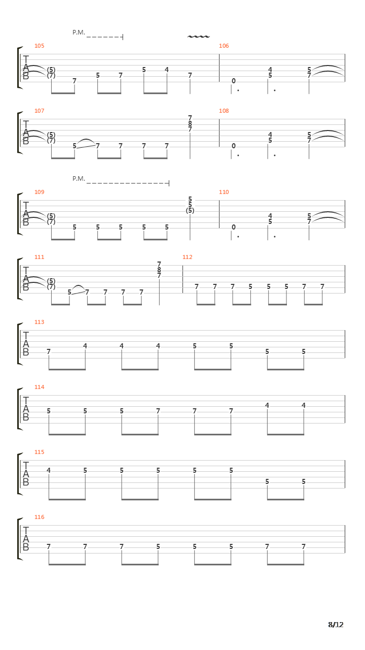 Opium Trail吉他谱