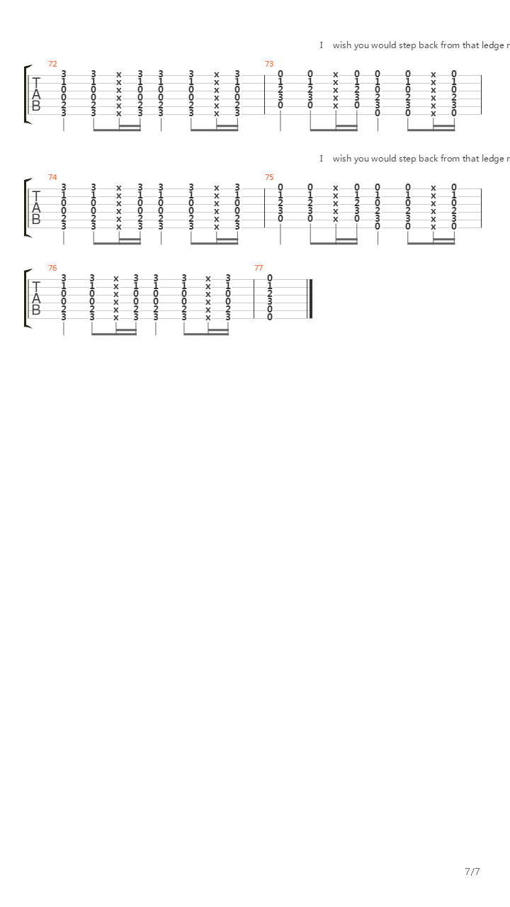 Jumper吉他谱