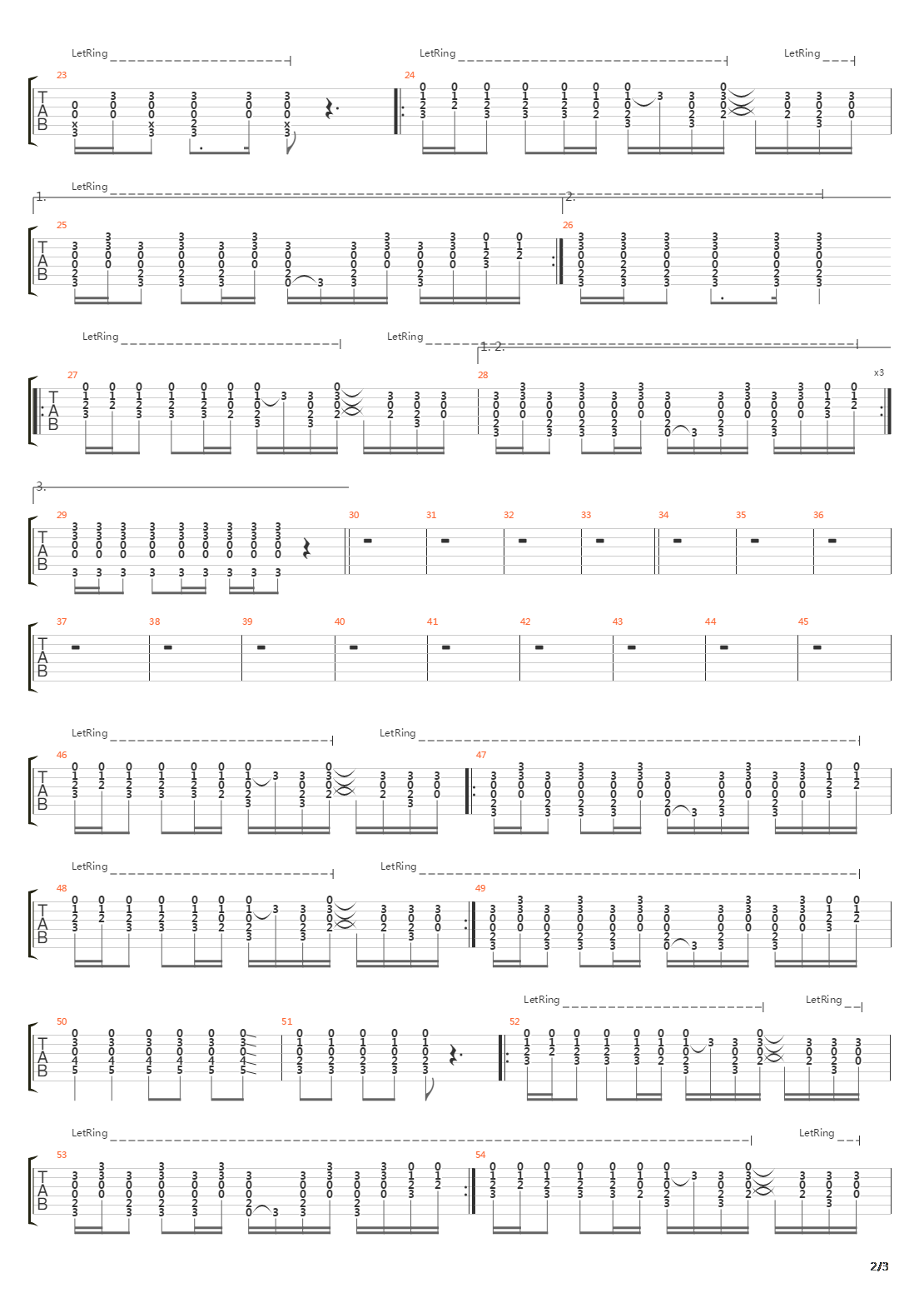 Jumper吉他谱