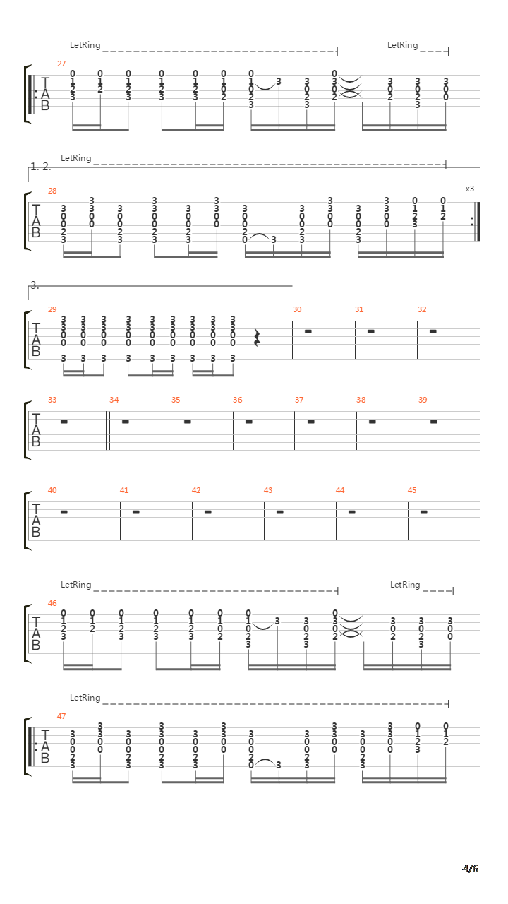 Jumper吉他谱