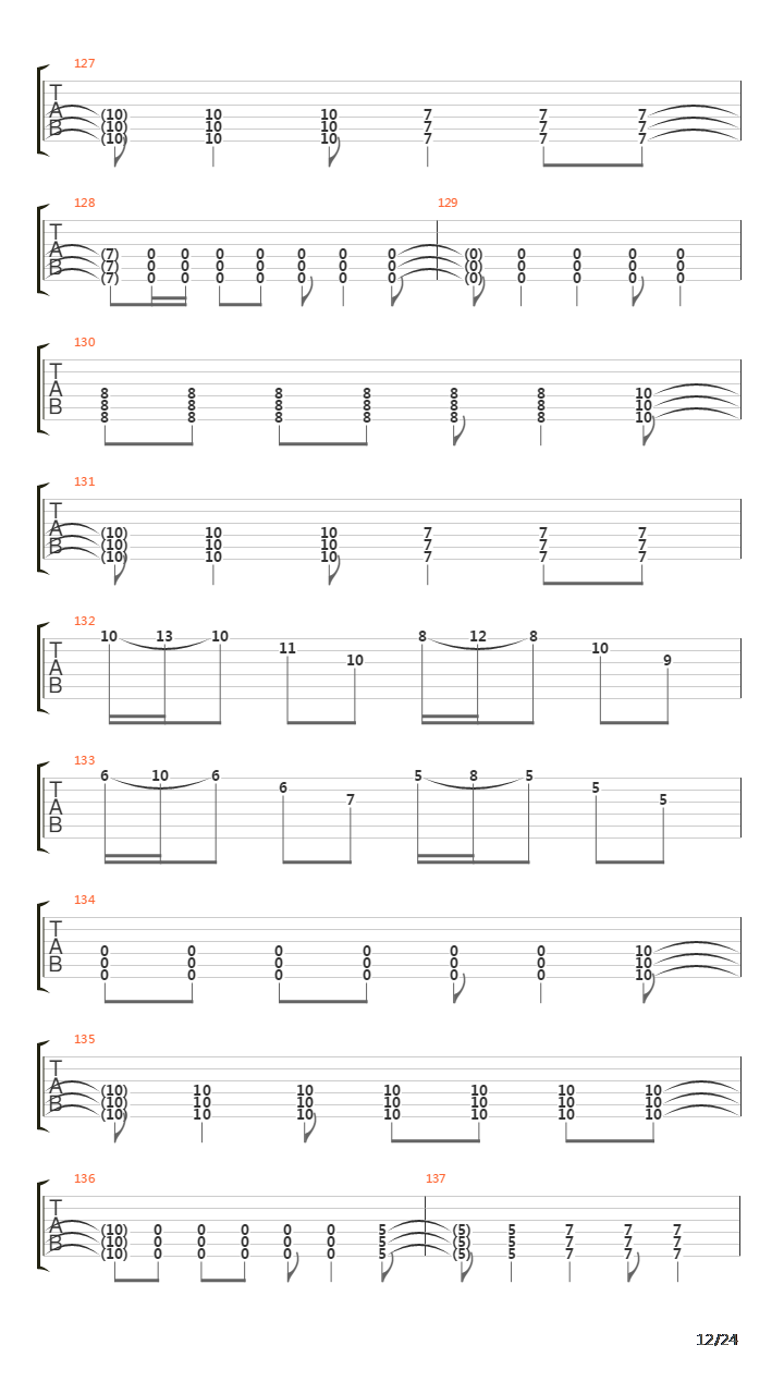 Lamnidae吉他谱