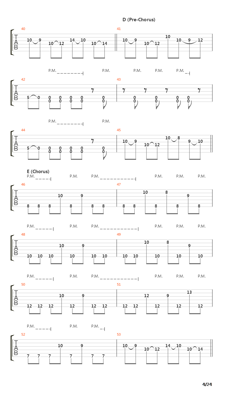 Lamnidae吉他谱