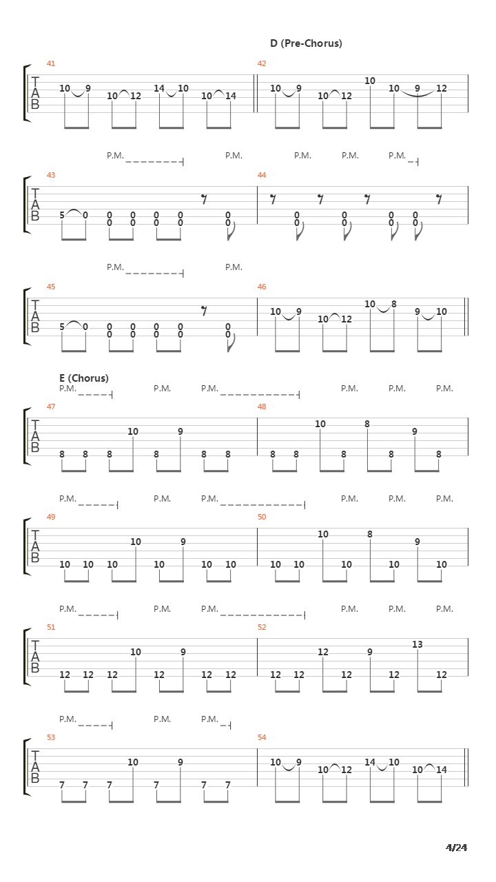 Lamnidae吉他谱