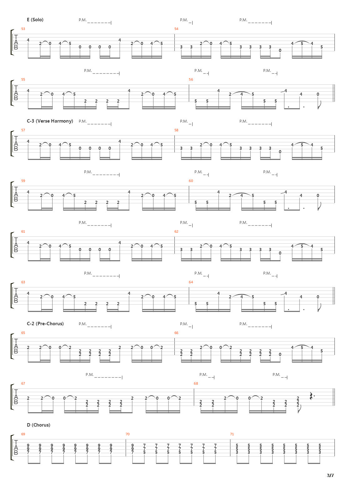 Subverse吉他谱