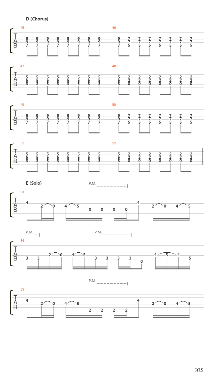 Subverse吉他谱