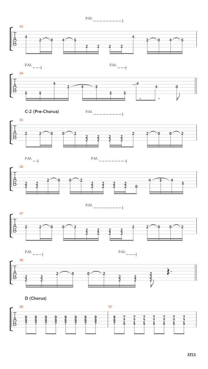 Subverse吉他谱