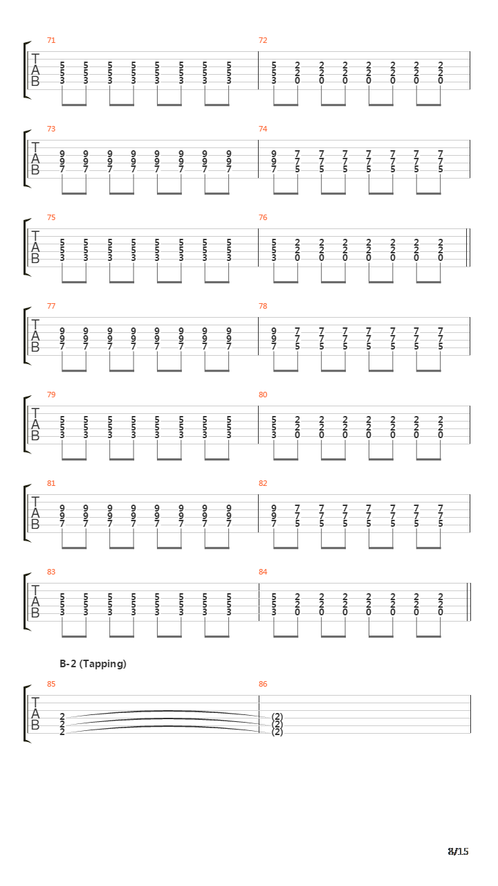 Subverse吉他谱