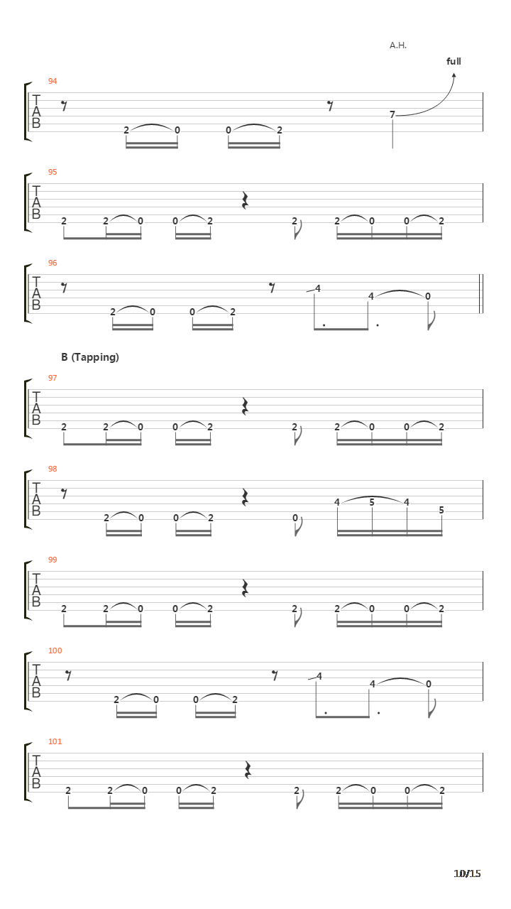 Subverse吉他谱