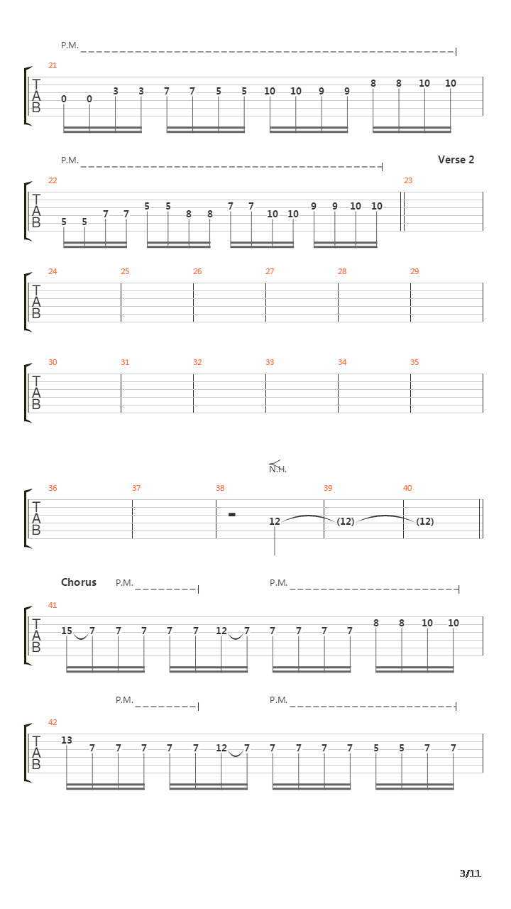 Toro吉他谱