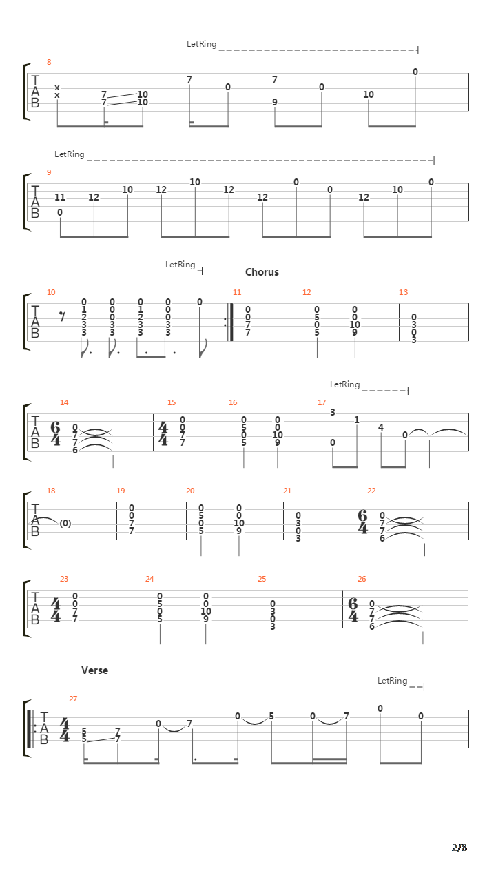 Gibbon吉他谱