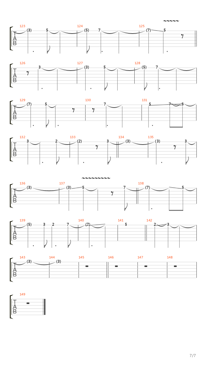 Eraser吉他谱