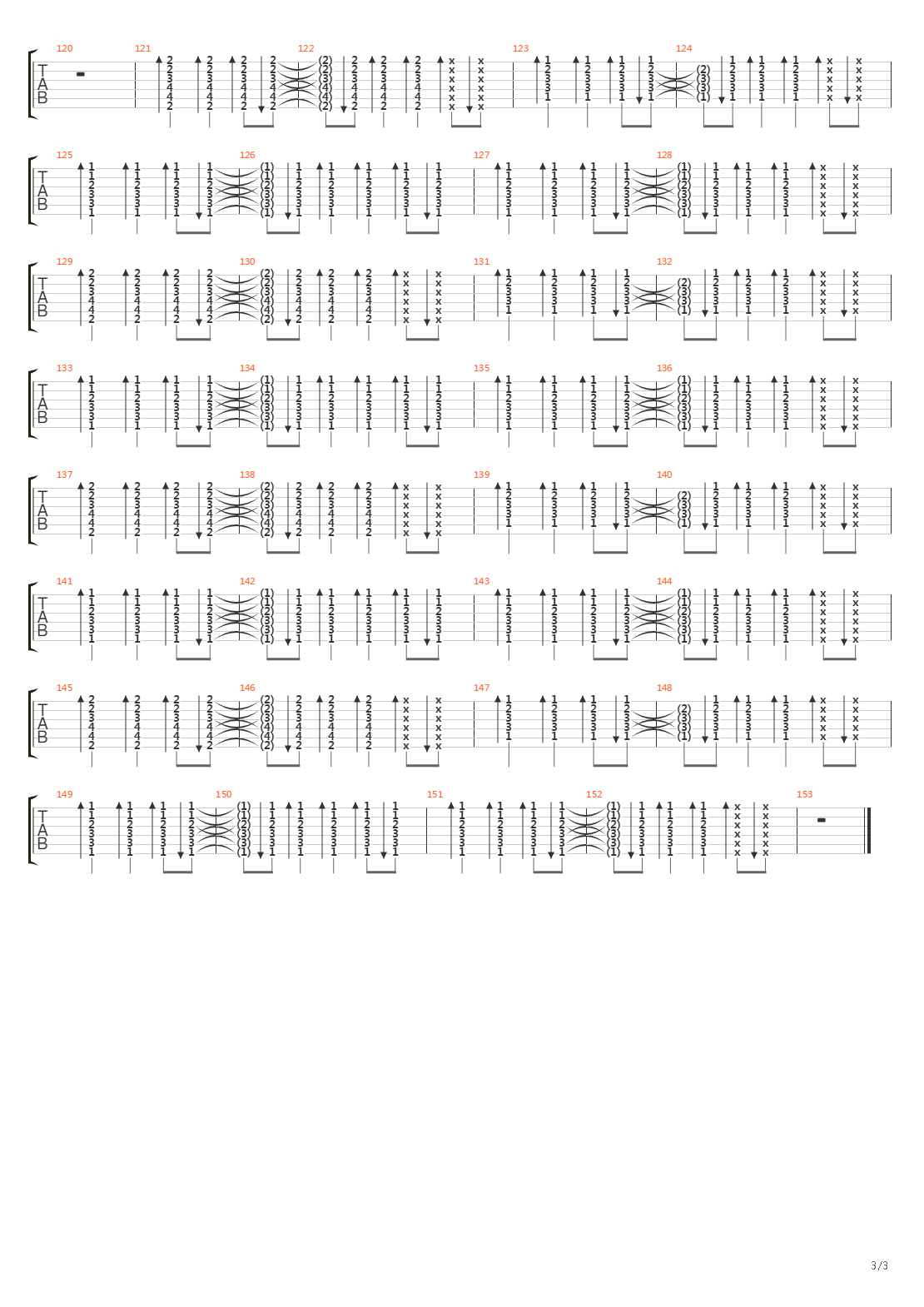 Hypoxia吉他谱