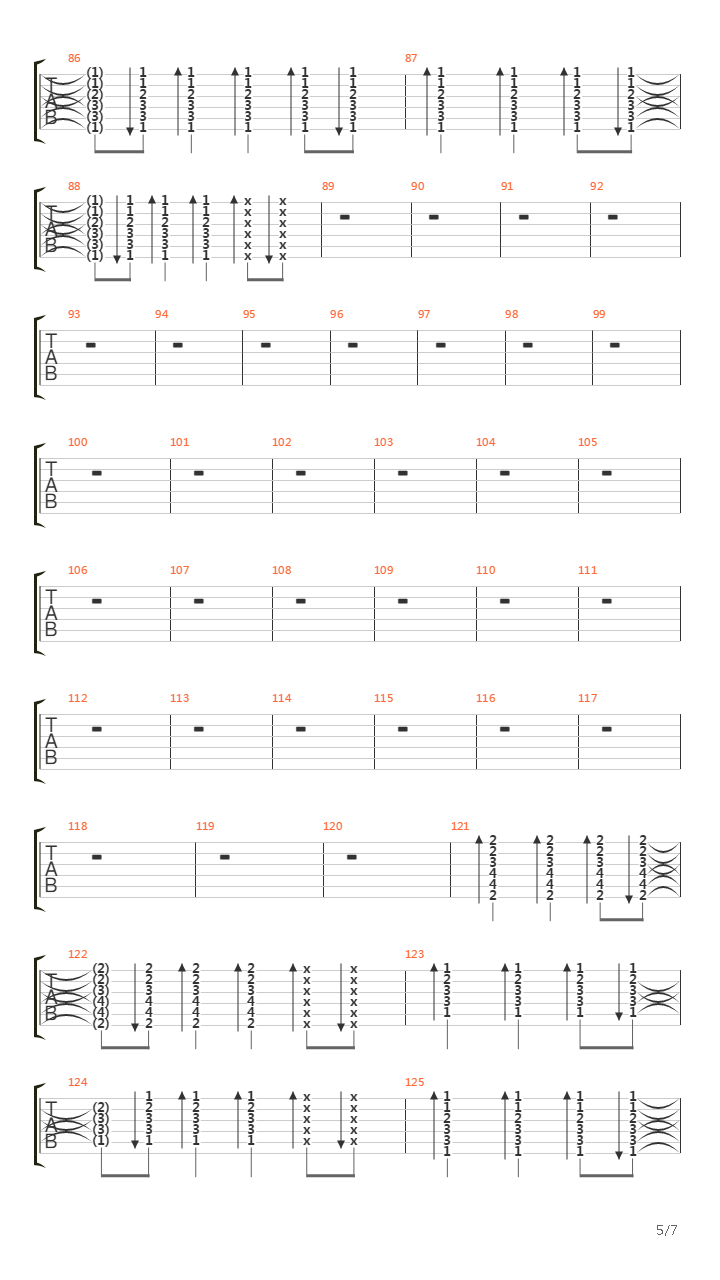 Hypoxia吉他谱
