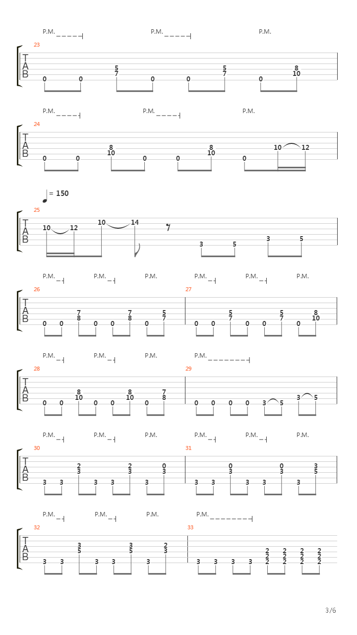 Man Overboard吉他谱