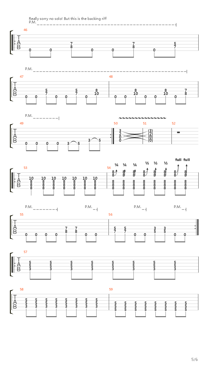 Man Overboard吉他谱