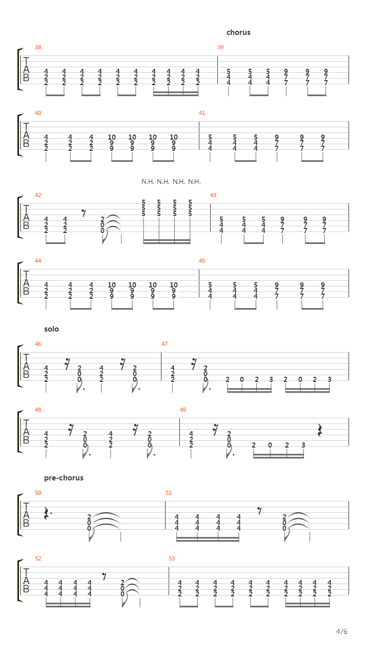 So Far So吉他谱