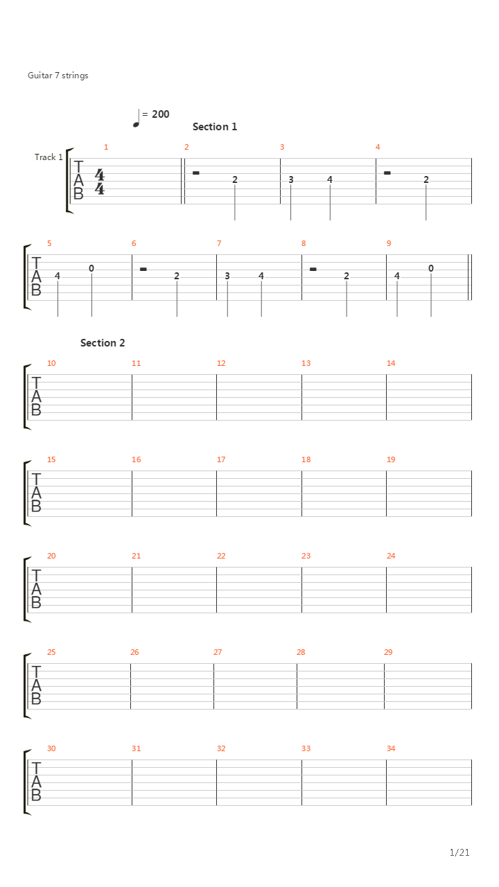 The Discipline Of The Earth吉他谱